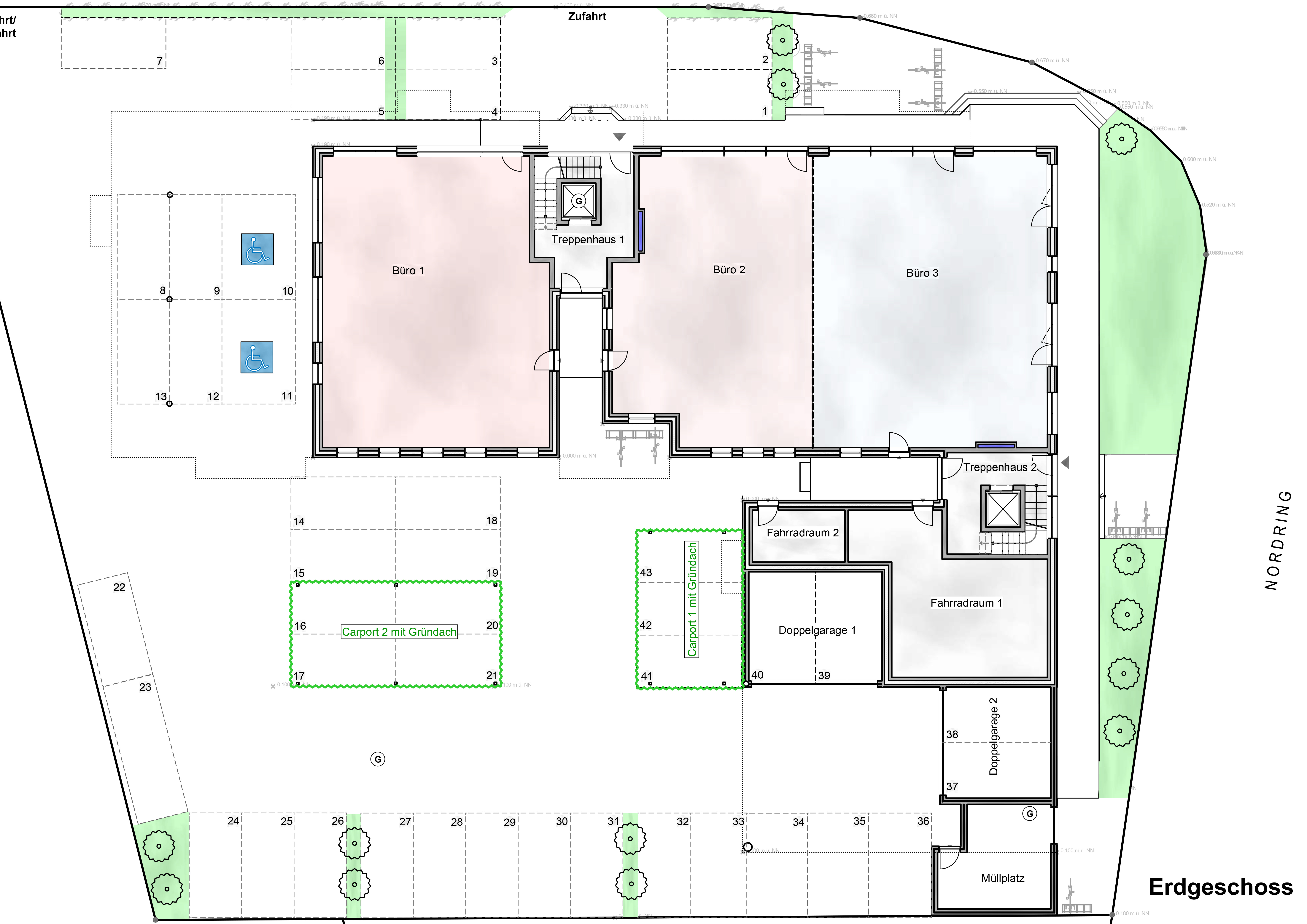 Büro G1 - Grundriss