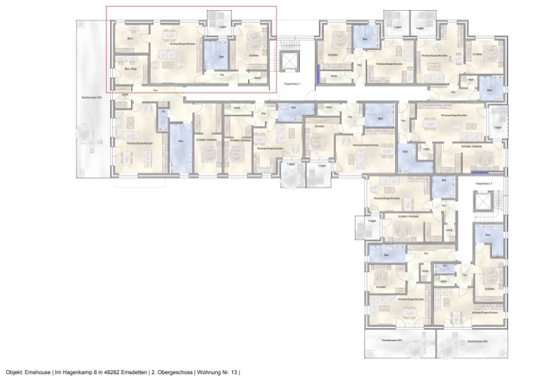 Wohnung W13 - Grundriss