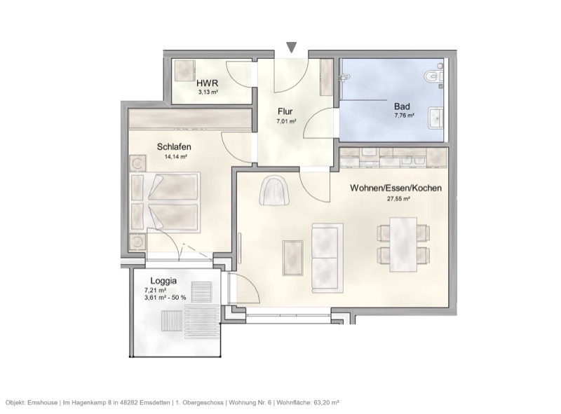 Wohnung W6 - Hauptbild