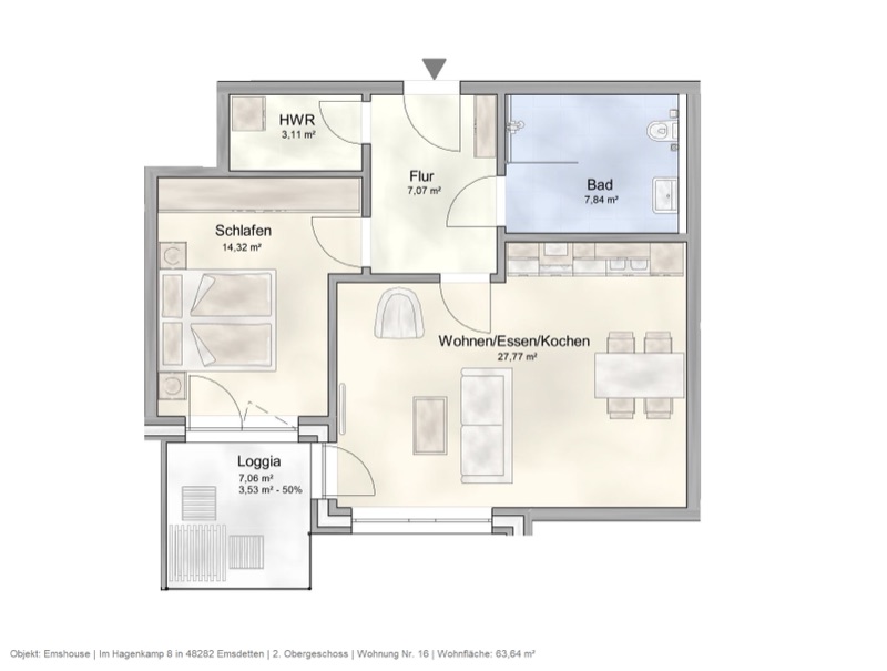 Wohnung W16 - Hauptbild